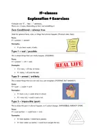 Vorschau - Arbeitsblätter - If clauses - all types - explanation and exercises - Deckblatt