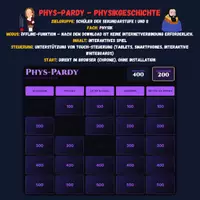 Vorschau - Spiele - Phys-Pardy - Physikgeschichte - Deckblatt