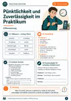 Vorschau - Arbeitsblätter - Pünktlichkeit und Zuverlässigkeit im Praktikum | Lernsituation mit Aufgaben & Differenzierung - Seite 3