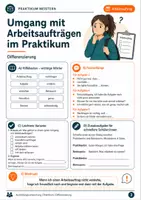 Vorschau - Arbeitsblätter - Umgang mit Arbeitsaufträgen im Praktikum | Lernsituation mit Aufgaben & Differenzierung - Seite 3