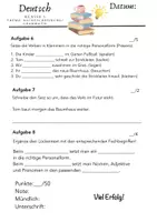 Vorschau - Klassenarbeiten - Klassenarbeit Wortarten - Seite 3