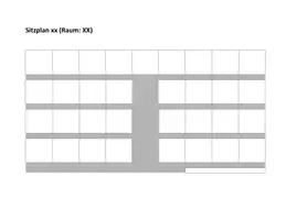 Vorschau - Lehrpläne/Lehrermaterial - Vorlage: Sitzplan (editierbar) - Deckblatt