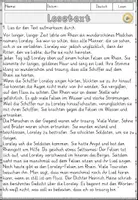 Vorschau - Arbeitsblätter - Sage – Die Loreley, Lesen und Verstehen Arbeitsblätter mit Lesetext, Fragen - Seite 2