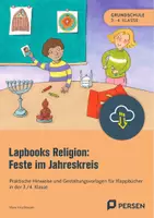 Vorschau - Stundenentwürfe - Lapbooks Religion: Feste im Jahreskreis - Deckblatt