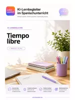 Vorschau - Arbeitsblätter - KI-Lernbegleiter Spanisch – Tiempo libre - Deckblatt