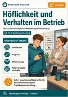 Vorschau - Arbeitsblätter - Höflichkeit und Verhalten im Betrieb | Lernsituation Praktikum mit Aufgaben & Differenzierung - Deckblatt