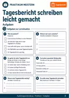 Vorschau - Arbeitsblätter - Tagesbericht schreiben leicht gemacht | Praktikum-Lernsituation mit Aufgaben & Differenzierung - Seite 2