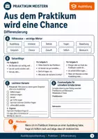 Vorschau - Arbeitsblätter - Aus dem Praktikum wird eine Chance | Lernsituation mit Aufgaben & Differenzierung - Seite 3