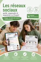 Vorschau - Stationenlernen - Einführung Argumentation - les réseaux sociaux Französisch - Deckblatt