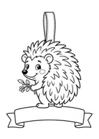 Vorschau - Mal- und Bastelvorlagen - Klassentier Girlande "Igel" für die Igelklasse, zum Ausmalen - Seite 3