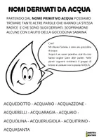 anteprima - Esercizi - NOMI PRIMITIVI E DERIVATI - Pagina 1