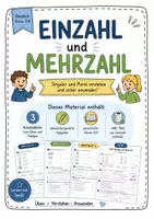 Vorschau - Unterrichtsreihen - XXL Deutsch Materialpaket Klasse 3-4 Satzarten, Wortarten, Zeitformen, Trainingsheft, wörtliche Rede und mehr... - Seite 1