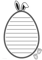 Vorschau - Arbeitsblätter - Malen und Schreiben zu den Osterferien - Erinnerungsseite - Seite 3