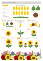Vorschau - Mal- und Bastelvorlagen - Bastelvorlage Blumenstrauss Muttertag Geschenk Basteln - Seite 3
