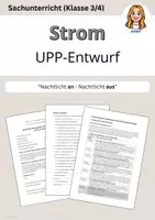 Vorschau - Stundenentwürfe - Materialpaket UPP schriftliche Planung, Unterrichtsentwürfe - Seite 1