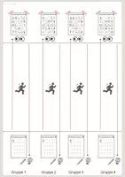 Vorschau - Arbeitsblätter - Gedächtnislauf Bewegungsspiel, Sportspiel Freebie - Seite 3
