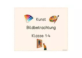 Vorschau - Bildkarten - Bildbetrachtung Karten Reihentransparenz - Deckblatt