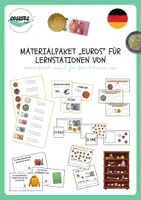 Vorschau - Fördermaterial/Inklusion - MATERIALPAKET „EUROS“ FÜR LERNSTATIONEN - Deckblatt