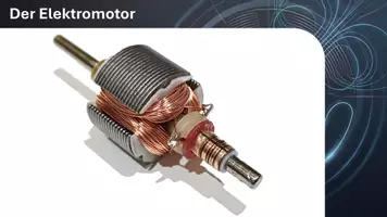 Vorschau - Präsentationen/Tafelbilder - Der Elektromotor: Aufbau & Komponenten - Deckblatt