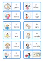 Vorschau - Arbeitsblätter - Che cosa fai? Le azioni dei bambini da imparare giocando - Seite 3