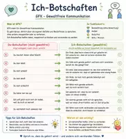 Vorschau - Stundenentwürfe - Ich-Botschaften: Info-, Arbeitsblatt, Fantasiereise, Mandala und Stundenentwurf - Seite 1