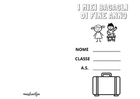 anteprima - Materiale di supporto/inclusione - I miei bagagli di fine anno - Attività finale - Pagina 1