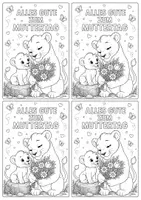 Vorschau - Mal- und Bastelvorlagen - Schnelle Karten zum Muttertag und Vatertag - Deckblatt