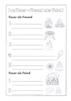 Vorschau - Bildkarten - Feuer Freund Feind? Bildkarten und Hefteintrag - Seite 3