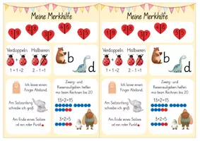 Vorschau - Merkblätter - Merkhilfe 1. Klasse für Mathe und Deutsch - Seite 2