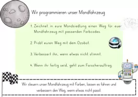 Vorschau - Präsentationen/Tafelbilder - "Mission Mond" - Aufgabenstellung - Seite 2