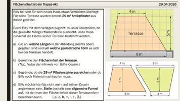 Vorschau - Arbeitsblätter - Flächeninhalt ist ein Trapez-Akt - Seite 2