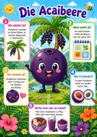 Vorschau - Poster - Lernkarte – Beerenarten – Sachunterricht – Pflanzen und Natur 2. Klasse - Seite 2