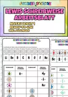 Vorschau - Arbeitsblätter - Lewis Schreibweise Arbeitsblatt Klasse 8–10 – Materialpaket Valenzelektronen Übungen & Aufgaben | einfach erklärt & sofort einsetzbar - Seite 3