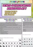 Vorschau - Arbeitsblätter - Lewis Schreibweise Arbeitsblatt Klasse 8–10 – Valenzelektronen Übungen & Aufgaben | einfach erklärt & sofort einsetzbar (Teil 2) - Deckblatt
