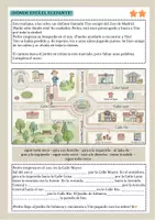 Vorschau - Arbeitsblätter - Describir el camino//Wegbeschreibung auf Spanisch - Seite 3