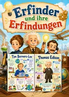 Vorschau - Poster - Lernkarte – Erfinder und ihre Erfindungen – Sachunterricht – Technik und Erfindungen 3. Klasse - Deckblatt
