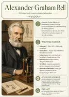 Vorschau - Poster - Lernkarte – Erfinder und ihre Erfindungen – Geschichte – Erfindungen und technischer Fortschritt 7. Klasse - Seite 2