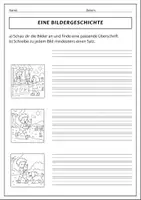 Vorschau - Arbeitsblätter - Bildergeschichten Materialpaket Klasse 3 4 - Seite 1