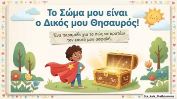 Προεπισκόπηση - Διαδραστικό υλικό - ΤΟ ΣΩΜΑ ΜΟΥ ΕΙΝΑΙ ΕΝΑΣ ΘΗΣΑΥΡΟΣ- ΚΟΙΝΩΝΙΚΗ ΙΣΤΟΡΙΑ - Εξώφυλλο