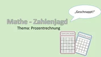 Vorschau - Spiele - Mathe-Spiel: Zahlenjagd zum Thema Prozentrechnung - Seite 1