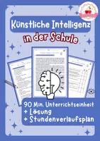Vorschau - Stundenentwürfe - Künstliche Intelligenz in der Schule 90 Min. Einheit - Deckblatt