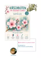 Vorschau - Stundenentwürfe - Kunst Kirschblüten malen nach dem goldenen Schnitt Klasse 3- Klasse 6 - Deckblatt
