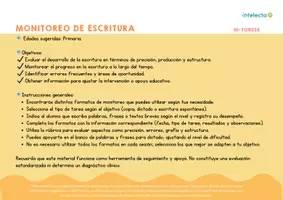 Vista previa - Fichas informativas / Documentos de lectura - Formato Monitoreo Escritura - página 2