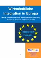 Vorschau - Arbeitsblätter - Wirtschaftliche Integration in Europa - Deckblatt