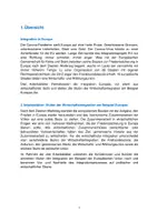 Vorschau - Arbeitsblätter - Wirtschaftliche Integration in Europa - Seite 1