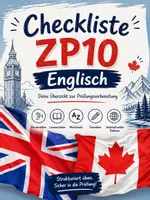 Vorschau - Prüfungsvorbereitung - ZP10 Englisch NRW – Übersichtliche Checkliste für alle Prüfungsteile (ideal für Unterricht & Wiederholung) - Deckblatt