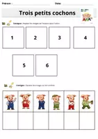 Aperçu - Préparation de séquence / Séquence complète - Exploitation maternelle - 3 Petits Cochons -Niveau 3 - Page 3