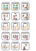 Aperçu - Apprentissages en autonomie - ORGANISATION SEMAINE PICTOGRAMME - Page 2
