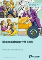 Vorschau - Stundenentwürfe - Musikunterricht: Komponistenporträt Bach - Deckblatt
