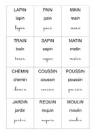 Aperçu - Feuilles d'exercices - Pack son IN - Memory + fiche de phonologie GS/CP - Page 2